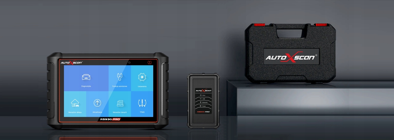 TESTER DIAGNOSTYCZNY+PROGRAMATOR TMPS RS930 PRO PL Kod producenta RS930PRO