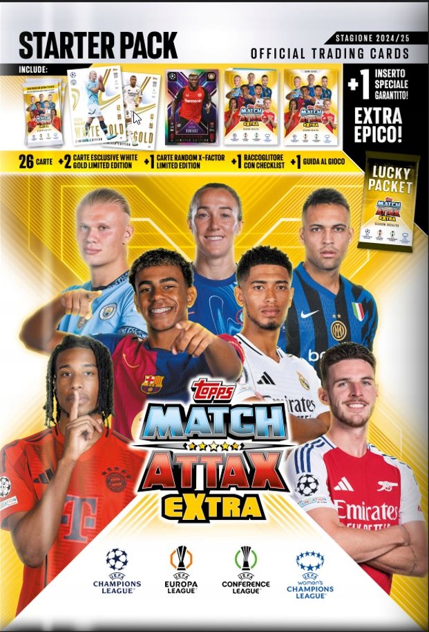 TOPPS MATCH ATTAX EXTRA 2024/25 ZESTAW STARTOWY, ALBUM, KARTY Liczba sztuk 1 szt.