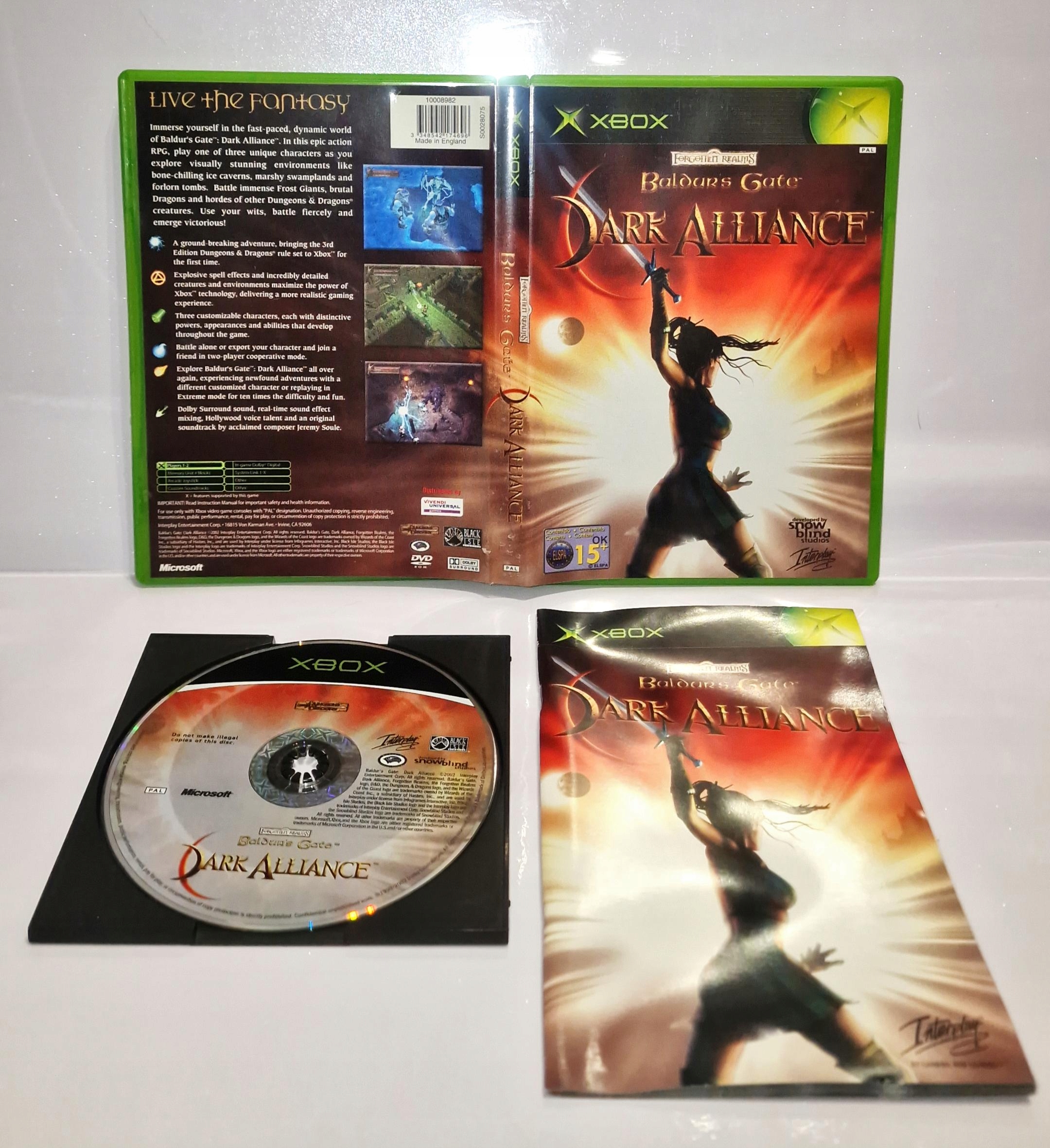 Gra BALDUR'S GATE DARK ALLIANCE Microsoft Xbox 3XA