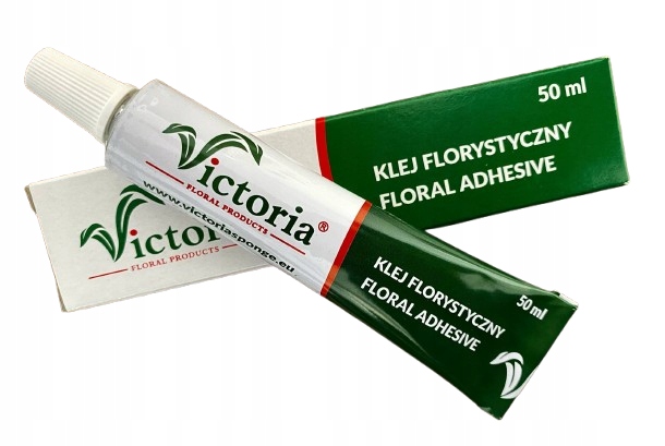KLEJ FLORYSTYCZNY DO ŻYWYCH KWIATÓW VICTORIA GĄBKA FLORYSTYCZNA 50 ml