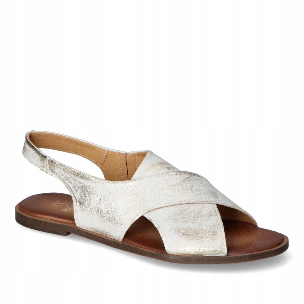 Sandály Nicole 2897/004 Zlaté přetíratelné 40