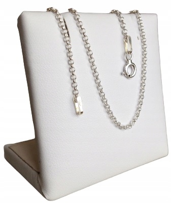 Łańcuszek srebrny + medalik cudowna Matka Boska Długość całkowita 38 cm