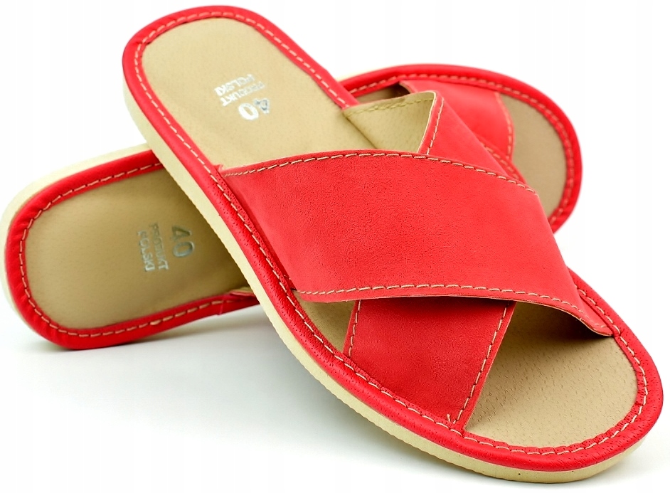 KAPCIE PANTOFLE KLAPKI DOMOWE DAMSKIE CIAPY r. 39 - 25 cm Marka inna