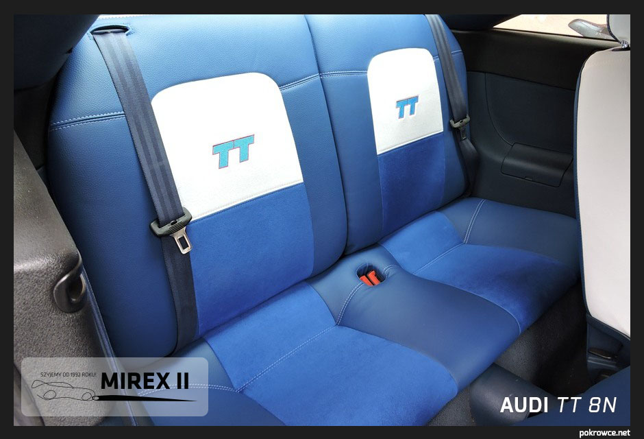 Pokrowce ze skóry i alkantary Audi TT 8N Przeznaczenie komplet siedzeń