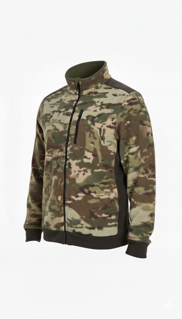 Bluza polarowa Moro Multicam Bars polar outdoor taktyczna r.3XL