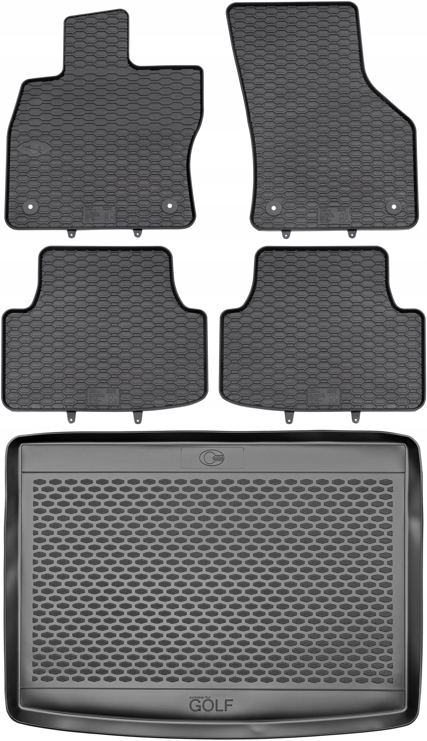 Volkswagen Golf Sportsvan od roku 2014-2020 Sada Koberce batožinový priestor