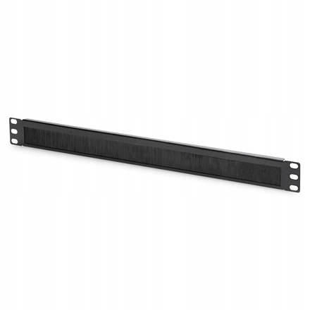 Digitus 1U cable brush management panel open brush DN-97661 Black The Cable