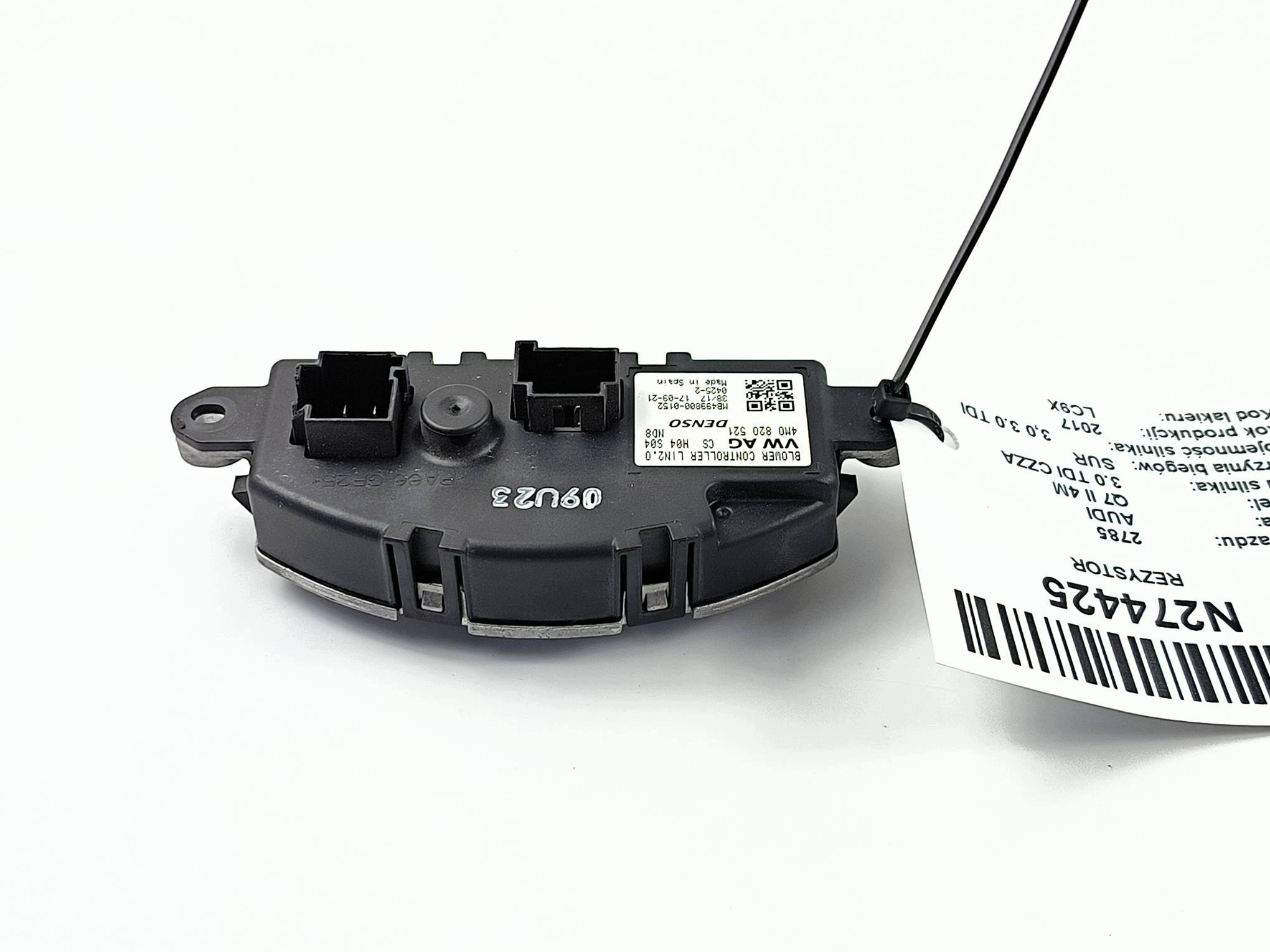 resistor, rheostat, regulator 4M0820521 AUDI Q7 II 4M