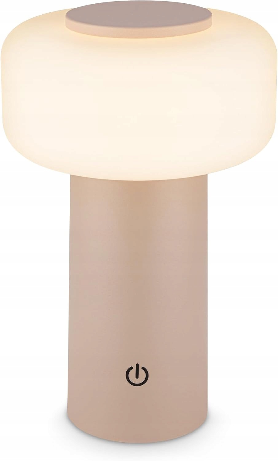 Led Bezdrôtová Stolová Lampa Briloner Dotyková, Stmievateľná, IP44 Béžová