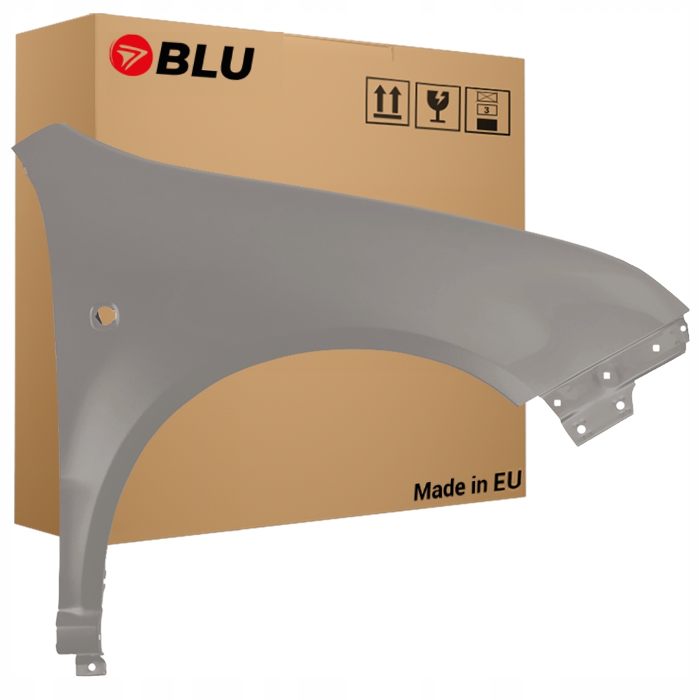 Blu Blatník Škoda Fabia I 1 6Y 9202 pravý stříbrný 99-07 přední pozink