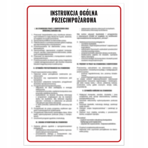 

Instrukcja Ogólna Przeciwpożarowa Płyta Cienka