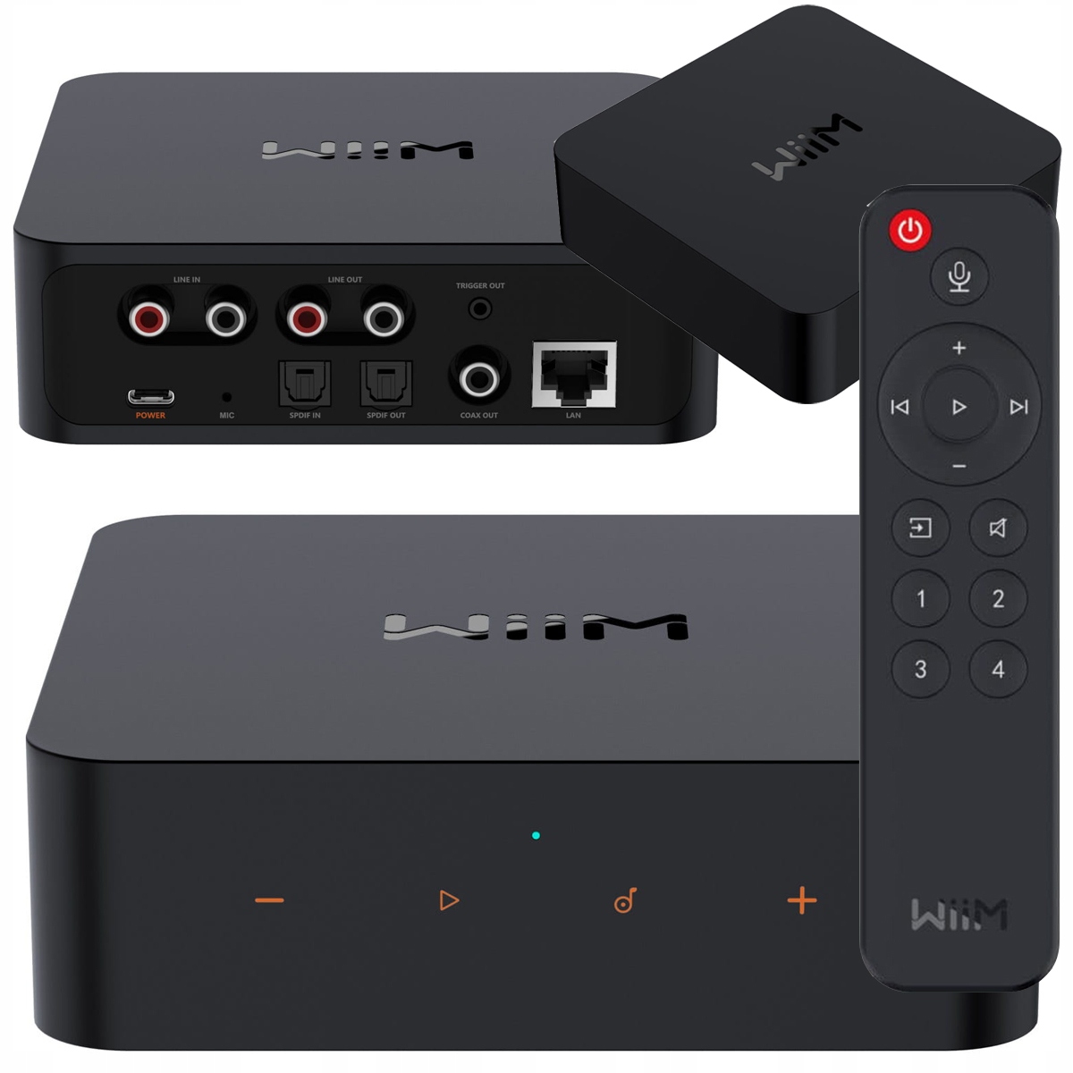 Wiim Pro Plus Sieťový Prehrávač Bluetooth 5.1 Spotify Tidal Set Diaľkové Ovládanie