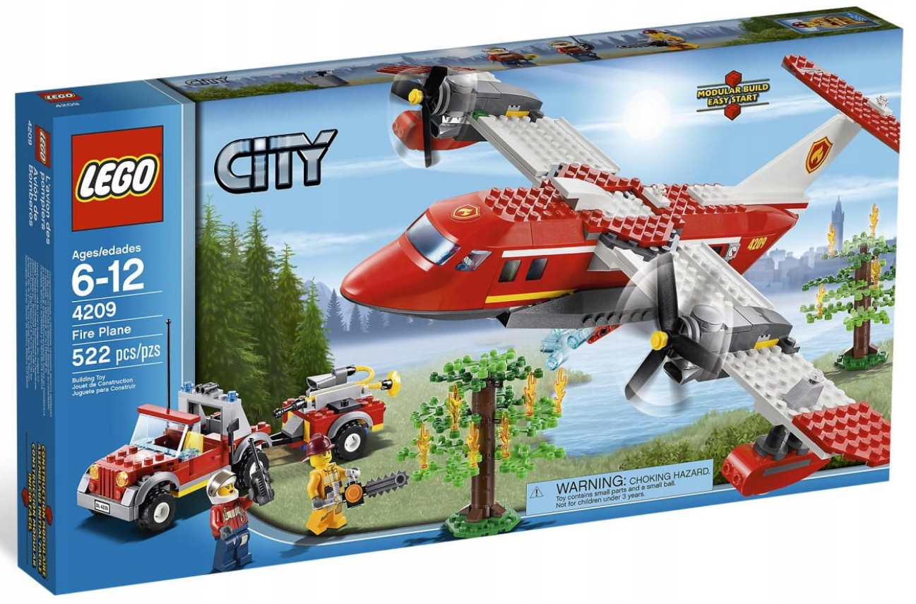 Lego City 4209 Hasičské letadlo Nové