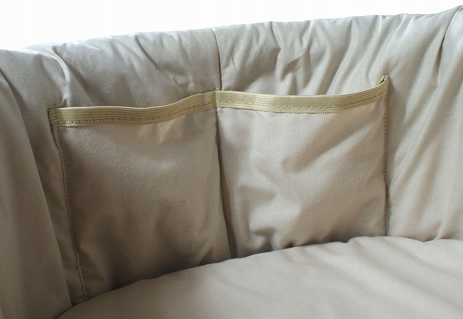 USZTYWNIONA WKŁADKA MATERACYK DO GONDOLI WÓZKA Z BUDĄ NA ZAMEK BAWEŁNA Marka El-Jot