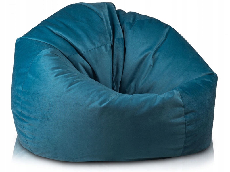 65X95 RUBINOWA PUFA Z PLUSZU WOREK SAKO DO SALONU Typ worek