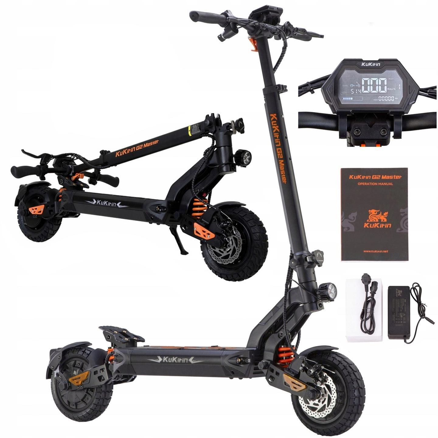 2025 Kukirin G2 Master 2400W 20,8AH 60KMH 70km Pojazd elektryczny Składany