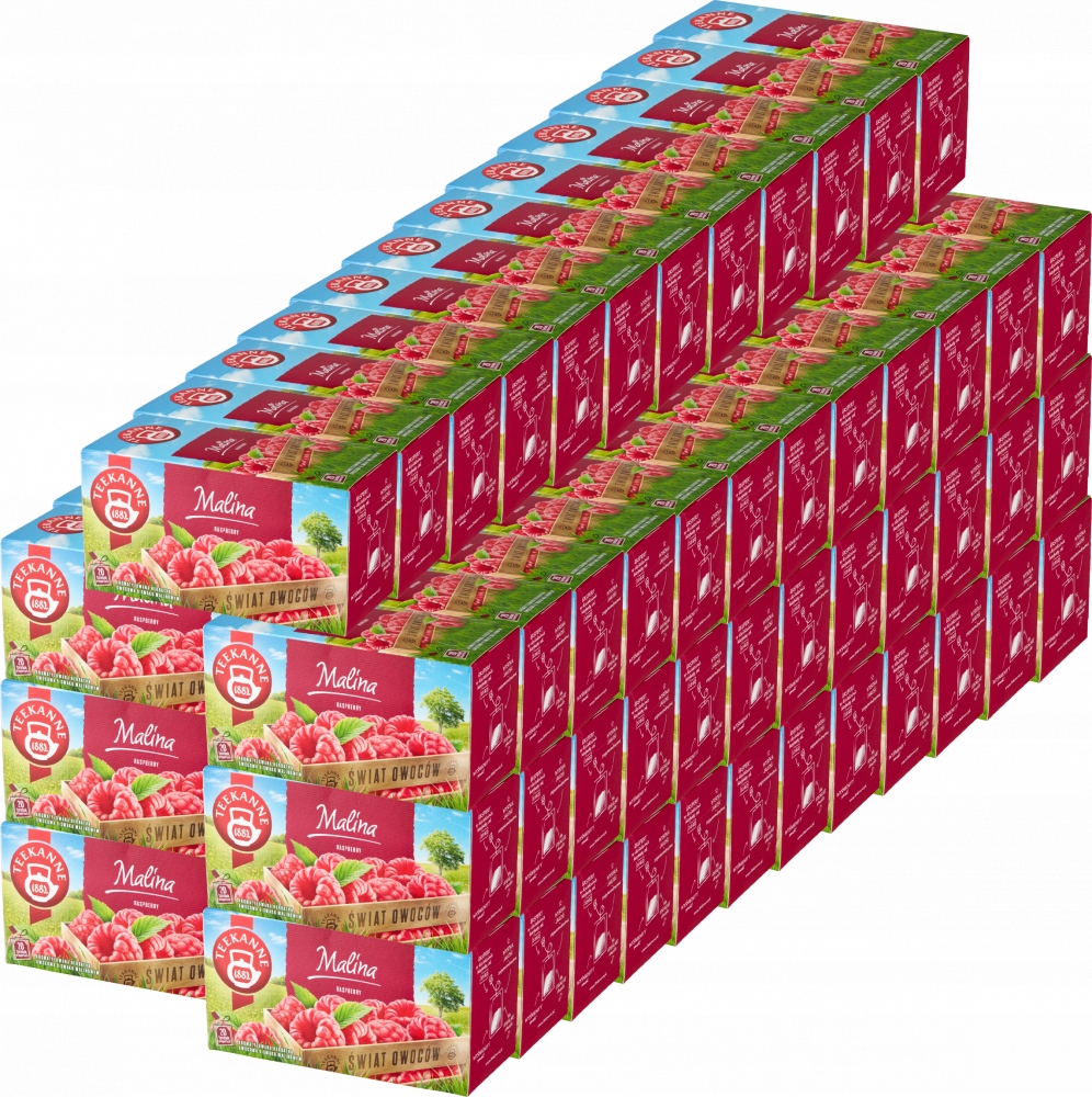 Teekanne Raspberry Malina 20 kopert herbata ekspresowa owocowa x84