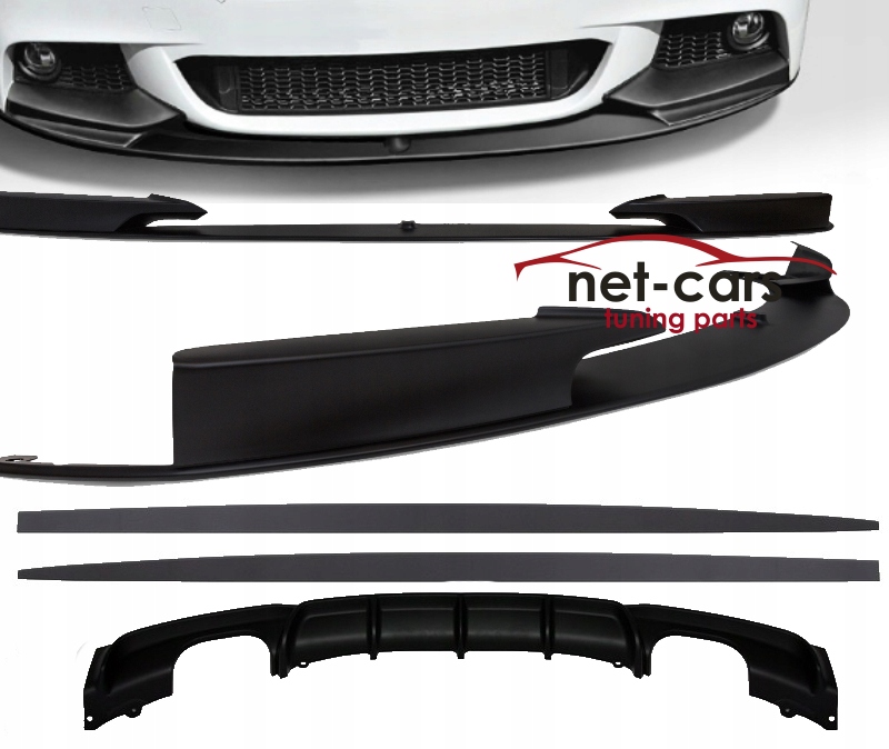 ZESTAW M PERFORMANCE BMW F30 F31 M PAKIET MATOWY