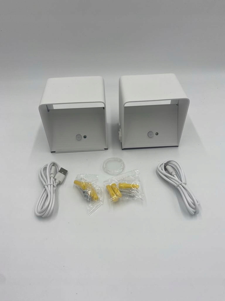 K-BRIGHT 12W LED Lampa Ścienna Regulowany Strumień Światła IP65 Biała — miniatura 10