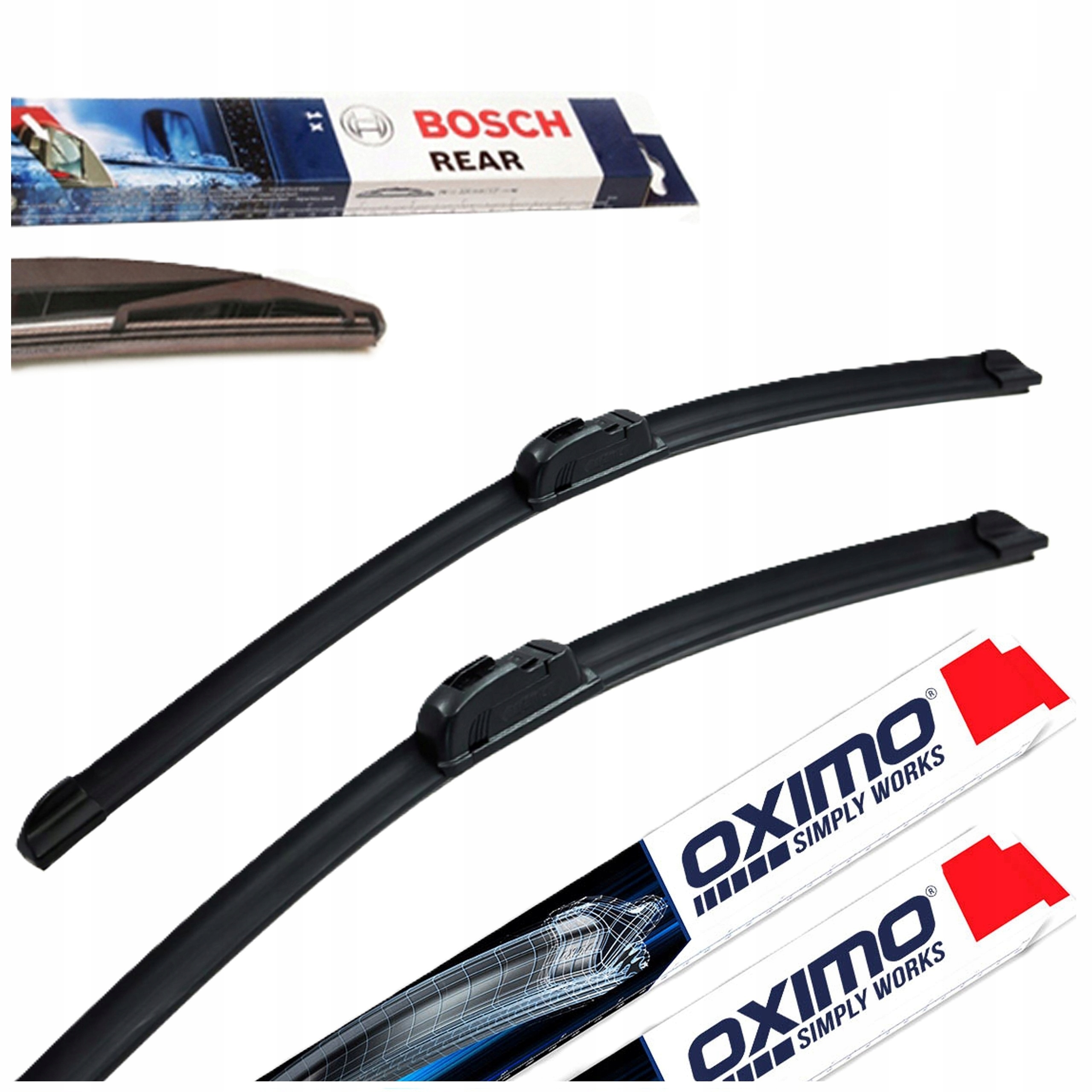 Wycieraczki Przód Tył Toyota Corolla E21 2019- Oximo Bosch