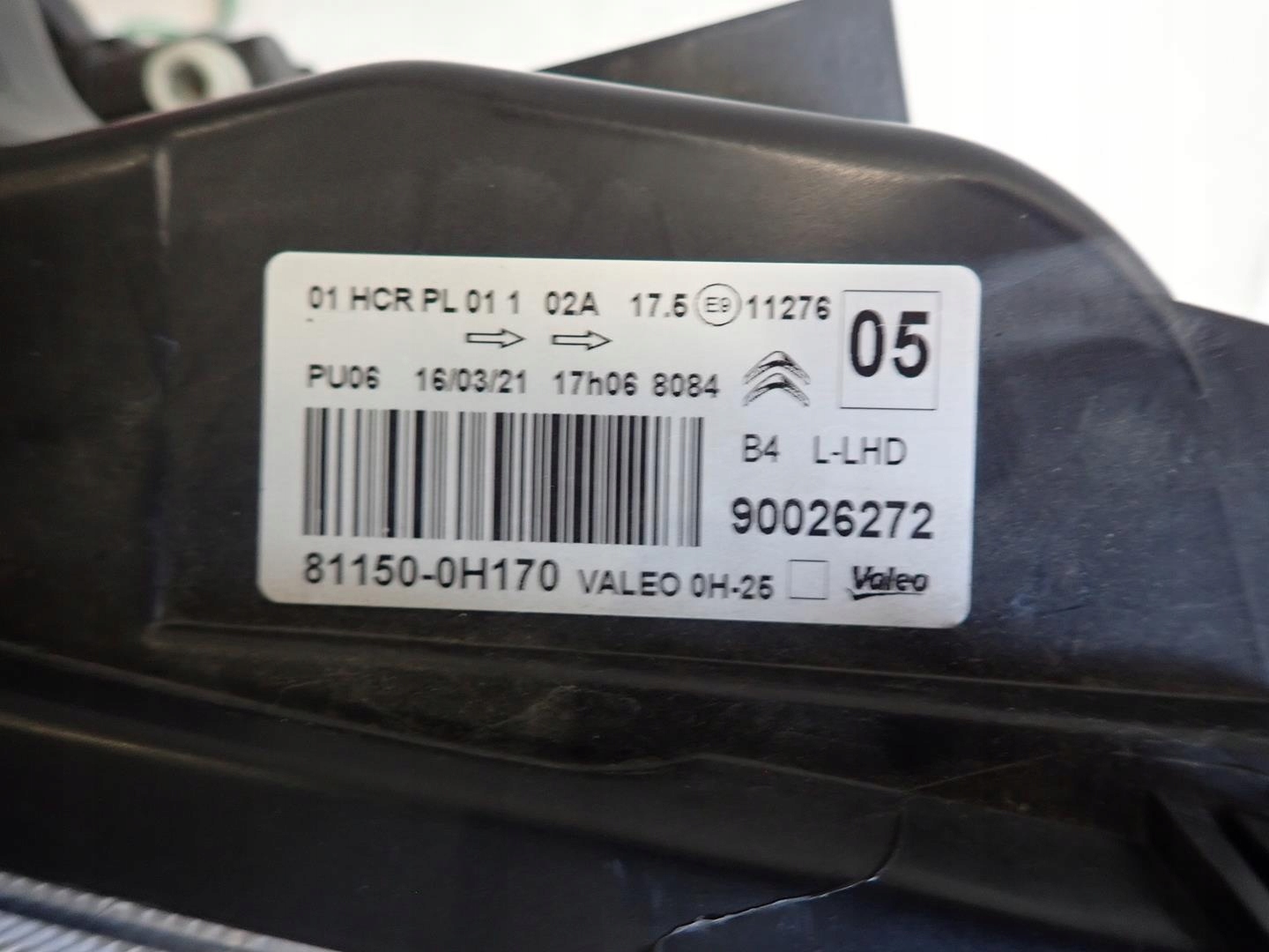 light front front left CITROEN C1 II 2014- 81150-0H170