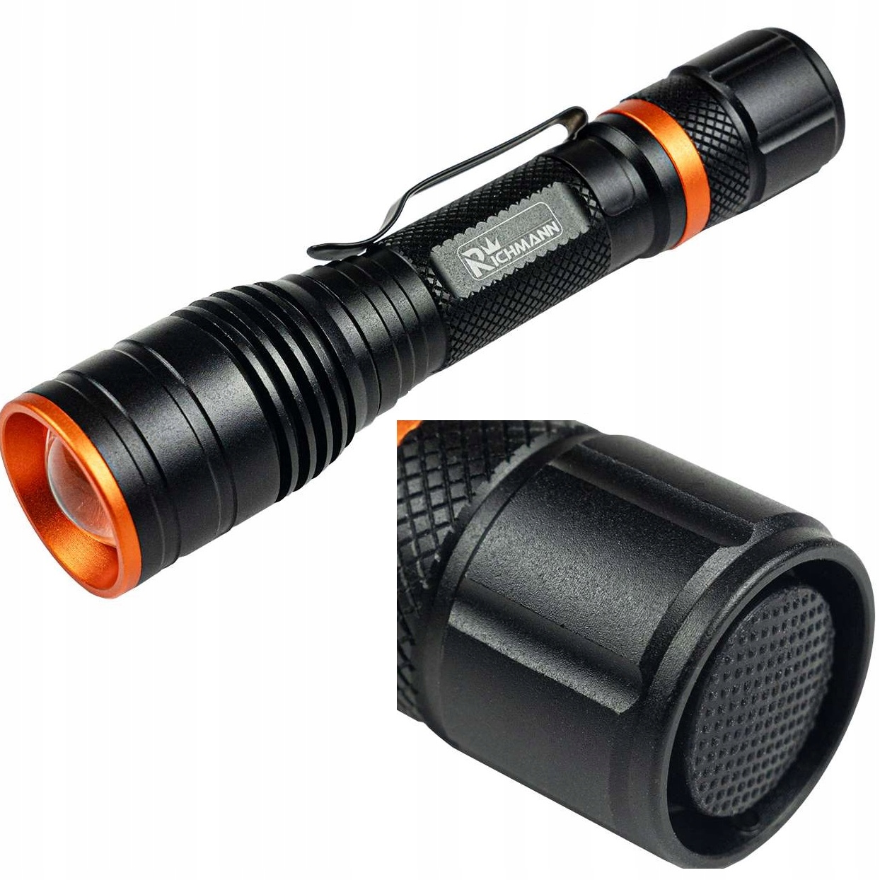Latarka aluminiowa miniaturowa wodoodporna 100 m 120 lm Led Richmann
