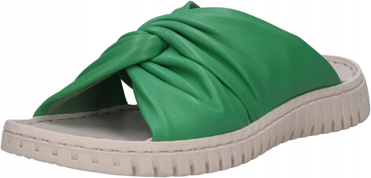 Bagatt Dámské Zelené Nazouváky S Měkkou Kůží A Silnou Podrážkou 41 J0A