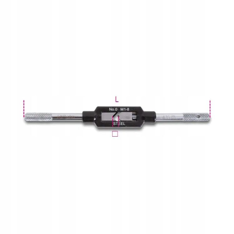 Pokrętło nastawne do gwintowników 2,5-6M1-M12, dł. 200 mm, do gwintowników