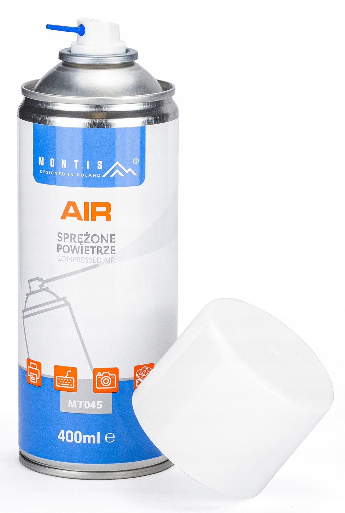 Sprężone Powietrze 400ml z Rurką do Kurzu z Komputera Laptopa Elektroniki