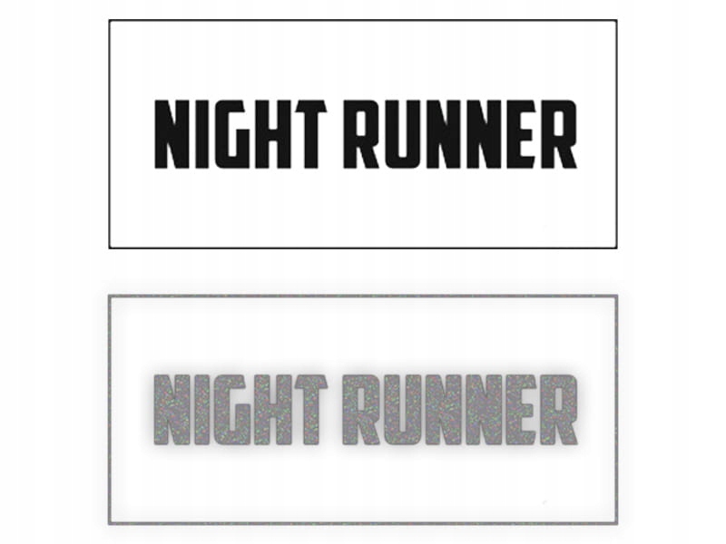 NIGHT RUNNER - Naklejka na samochód na auto - ODBL