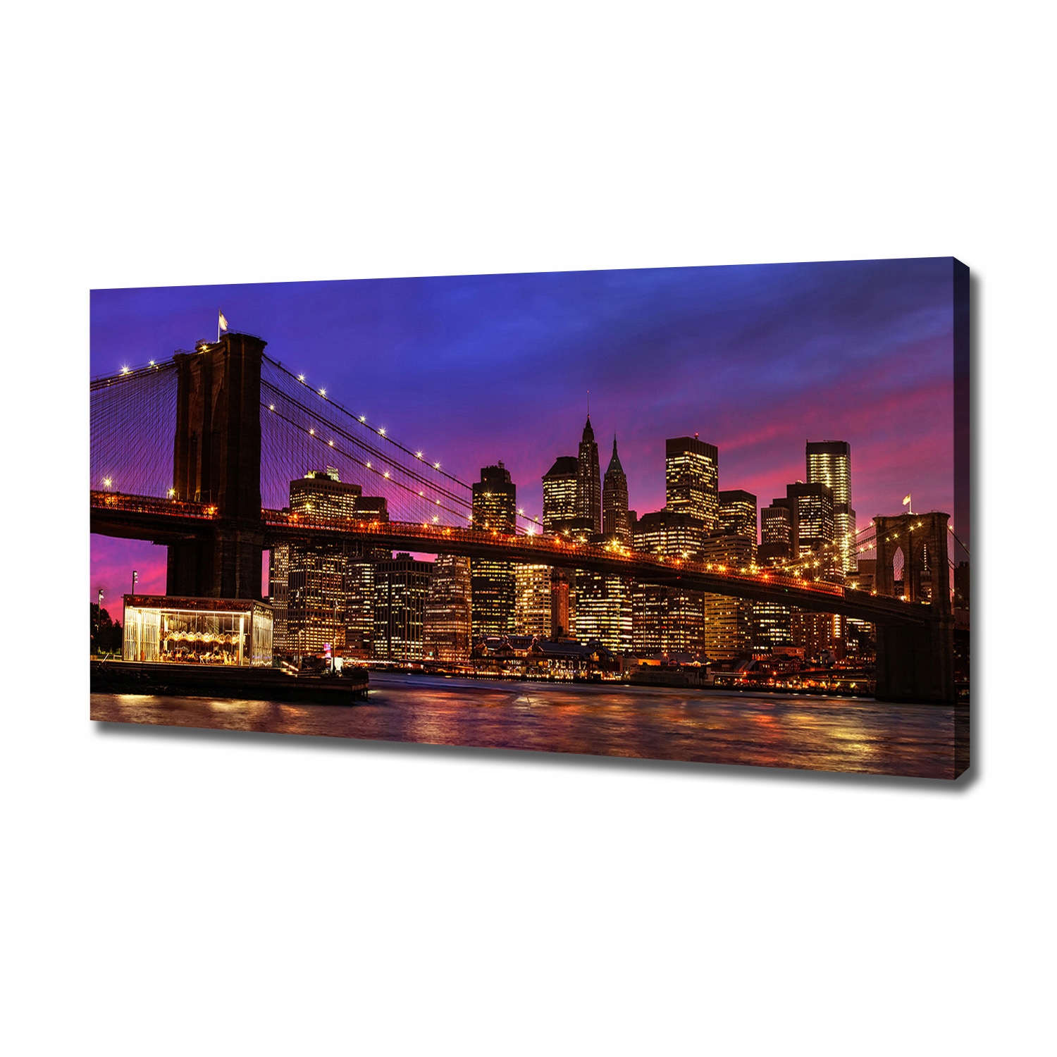 

Foto obraz na płótnie Manhattan zachód 120x60 cm