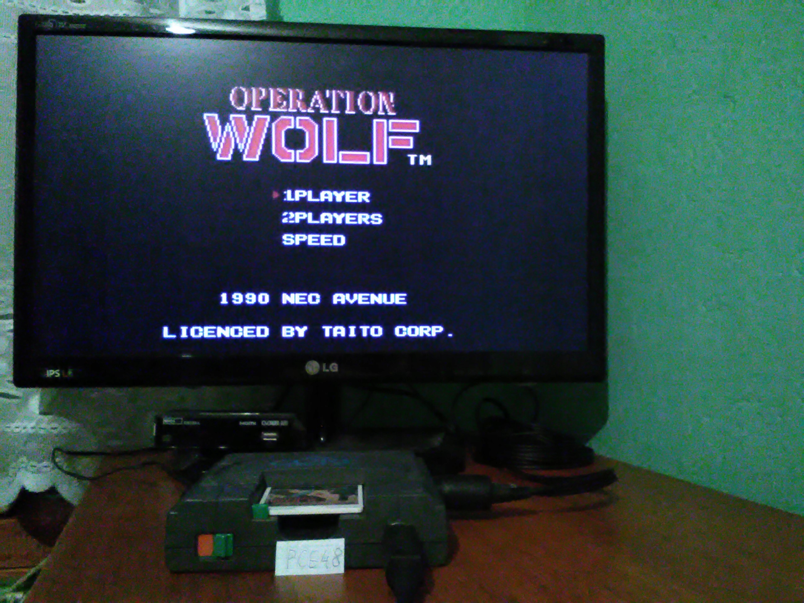 Operation Wolf PC Engine PCE Producent Taito
