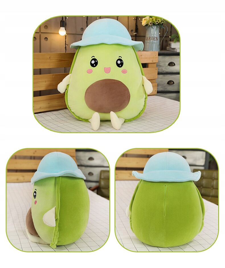 MASKOTKA AWOKADO PLUSZAK PODUSZKA PRZYTULANKA ZABAWKA PREZENT dla DZIECI EAN (GTIN) 48096211812341