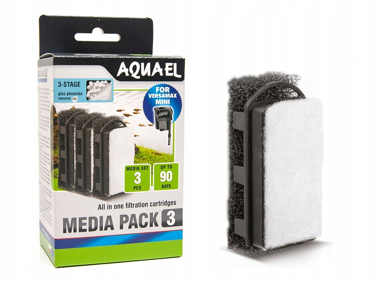 

Aquael wkład Versamax mini Phosmax na glony (1szt)