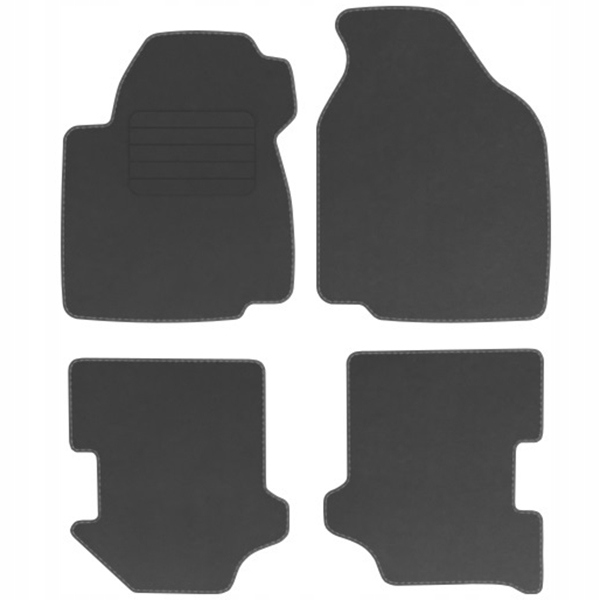 Ford Fiesta 99-02 Velurové koberce Comfort Grafit