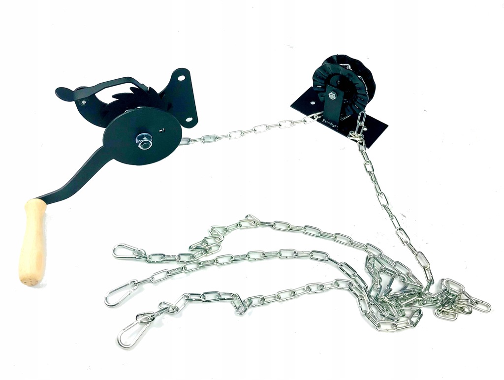 KOŁOWROTEK DO GRILLA RUSZT inox 45cm ŁAŃCUCH ROLKA Kod producenta 1145