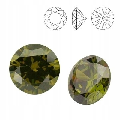 Rd II MM 12 Cyrkonia (Cubic zircon) Olivine