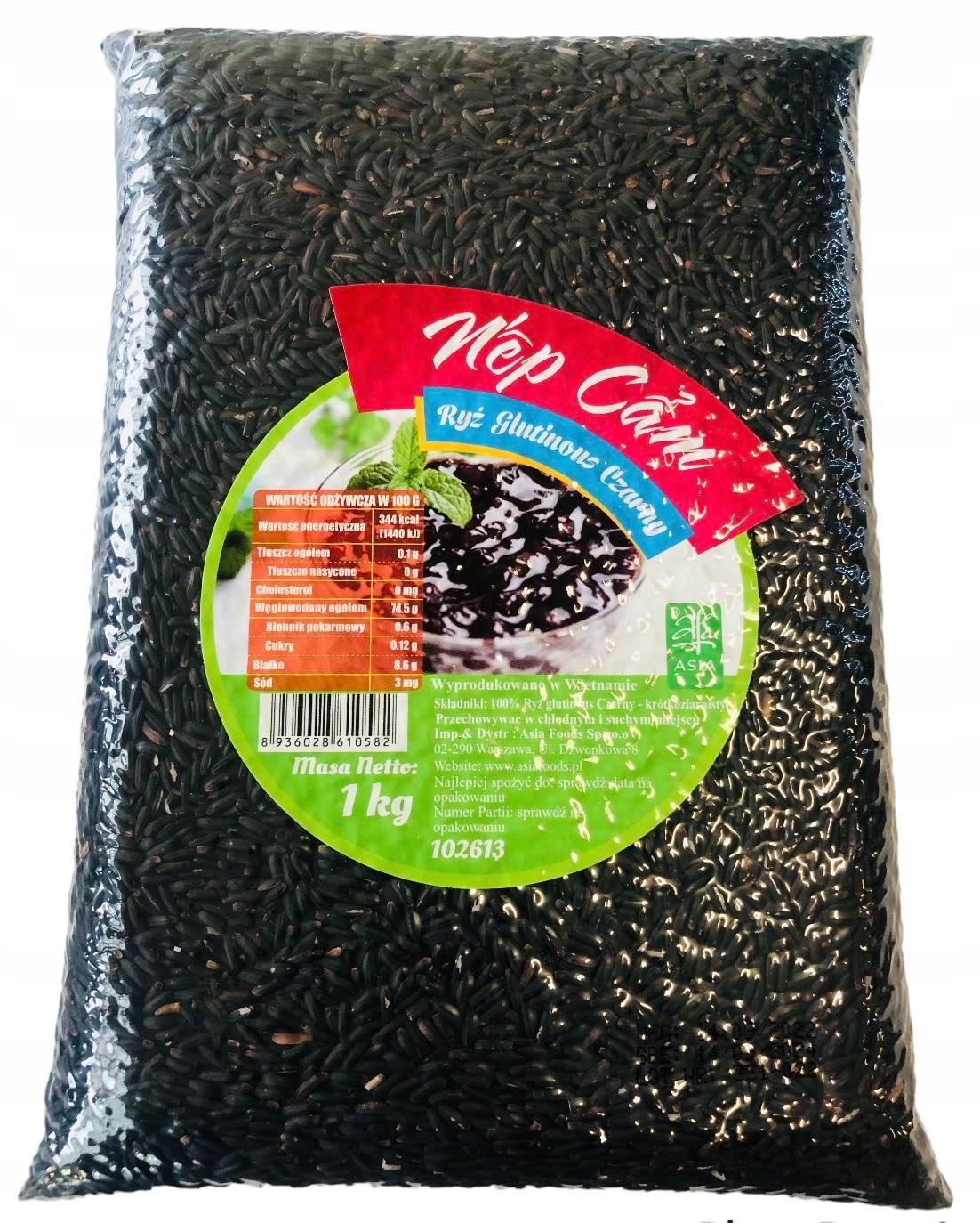 

Ryż Kleisty Glutinous Czarny Asf 1KG