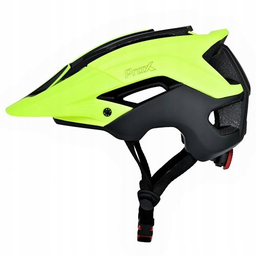 Kask Rowerowy Mtb z Daszkiem Prox Moon Rozm: L (58-61cm) Zielony Czarny mat