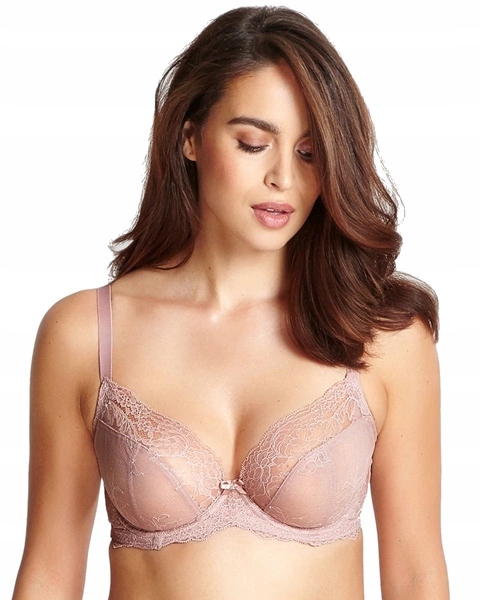 Ana podprsenka plunge béžová 70G