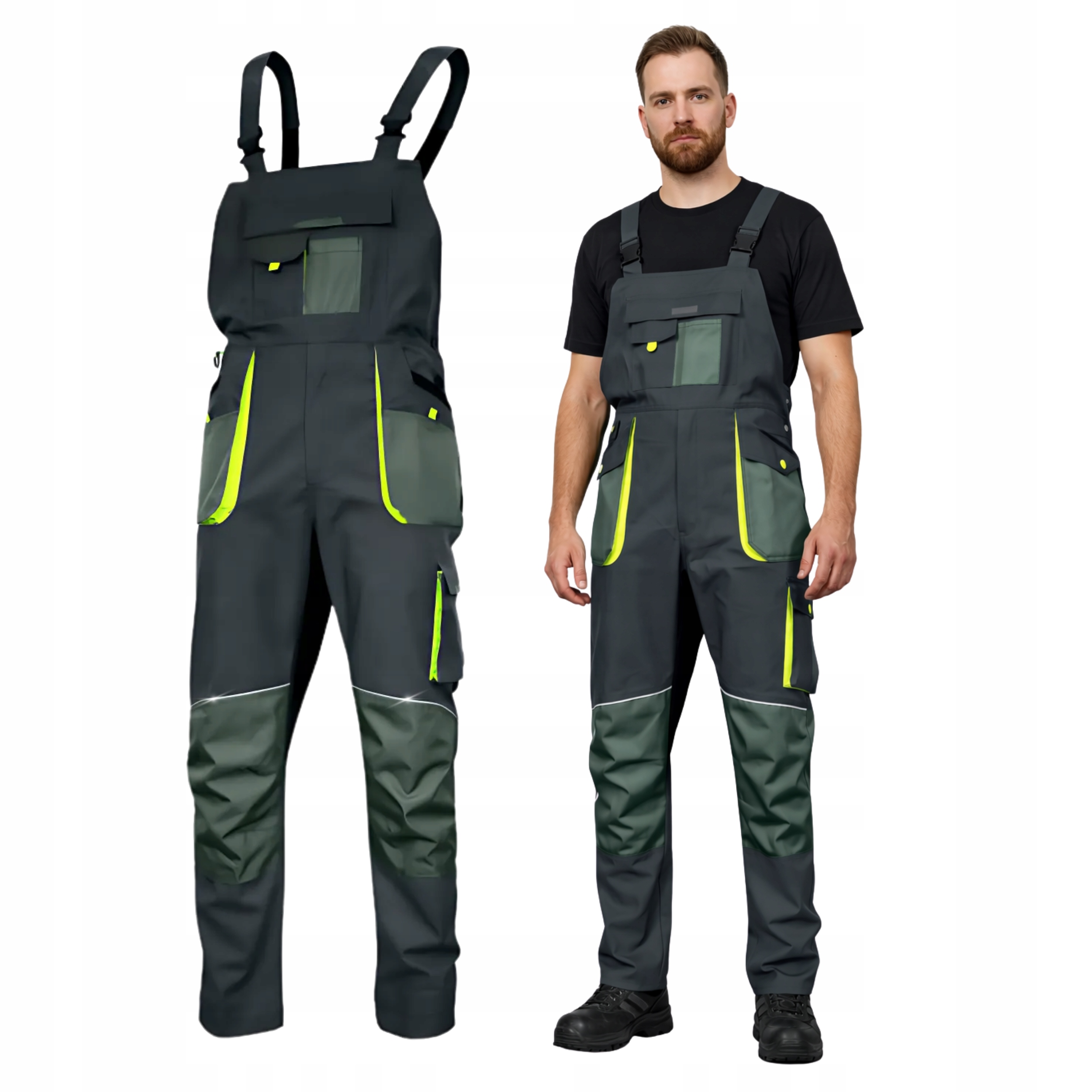 Pánské kalhoty Zahradnické Ochranné Pracovní Elastické Silné Stretch Bozp 48