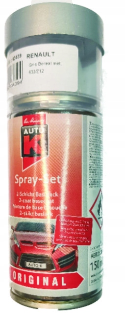 

Renault 632 Gris Boreal Lakier Zaprawka Spray