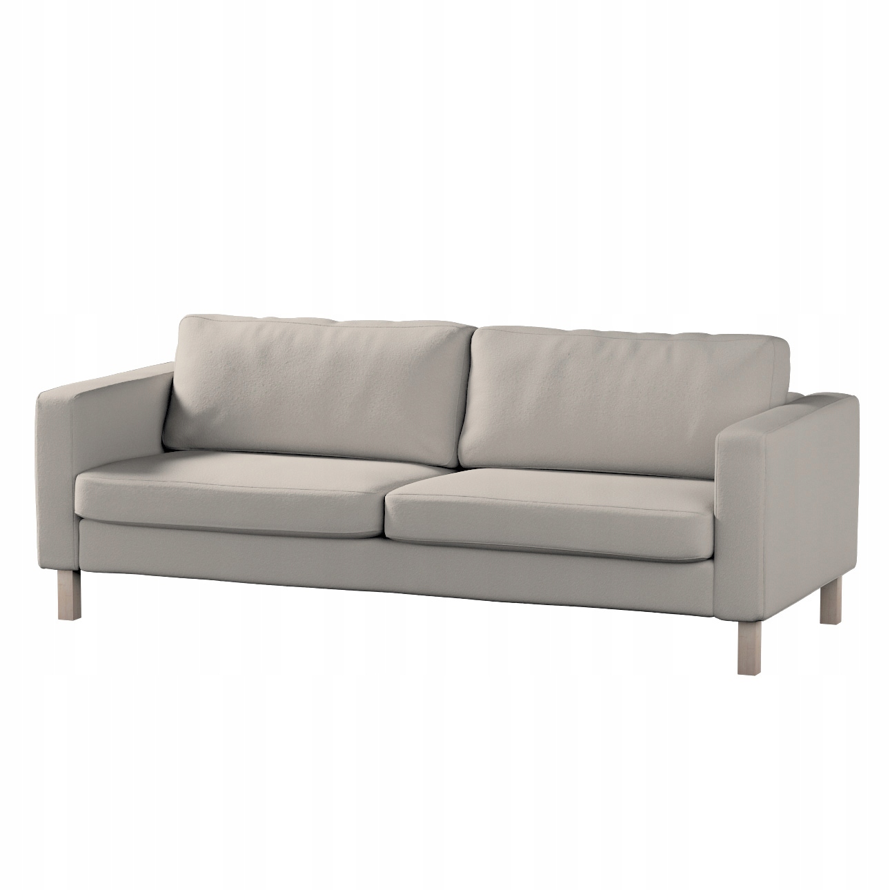 Poťah na pohovku Karlstad 3-miestna nerozkladacia Ikea svetlo béžová bukla