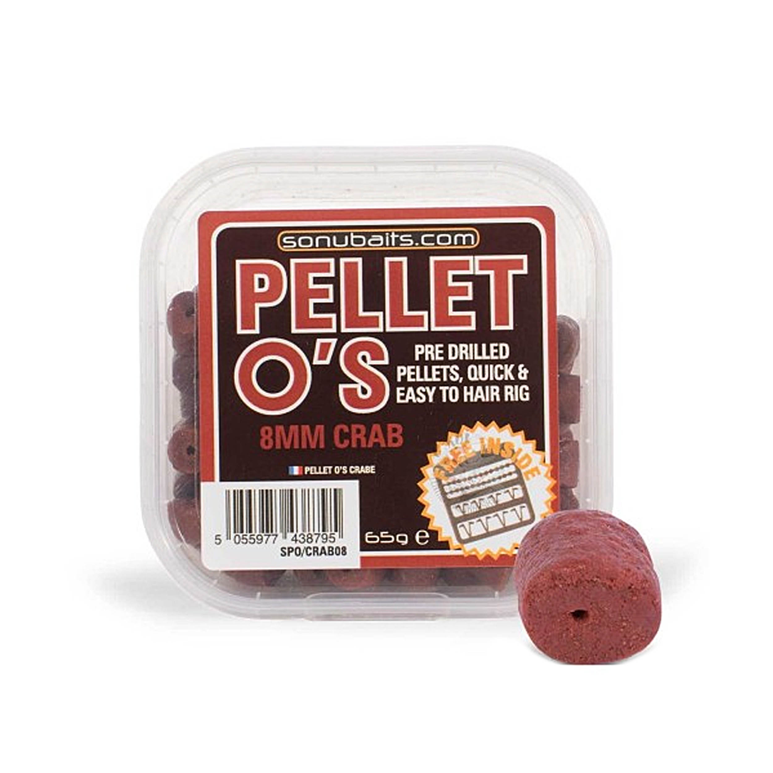 Pellet do włosa Sonubaits O's Crab 8mm 65g