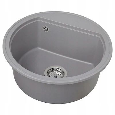 Ikea Pulingen 1-komorový zápustný drez sivý 51 cm