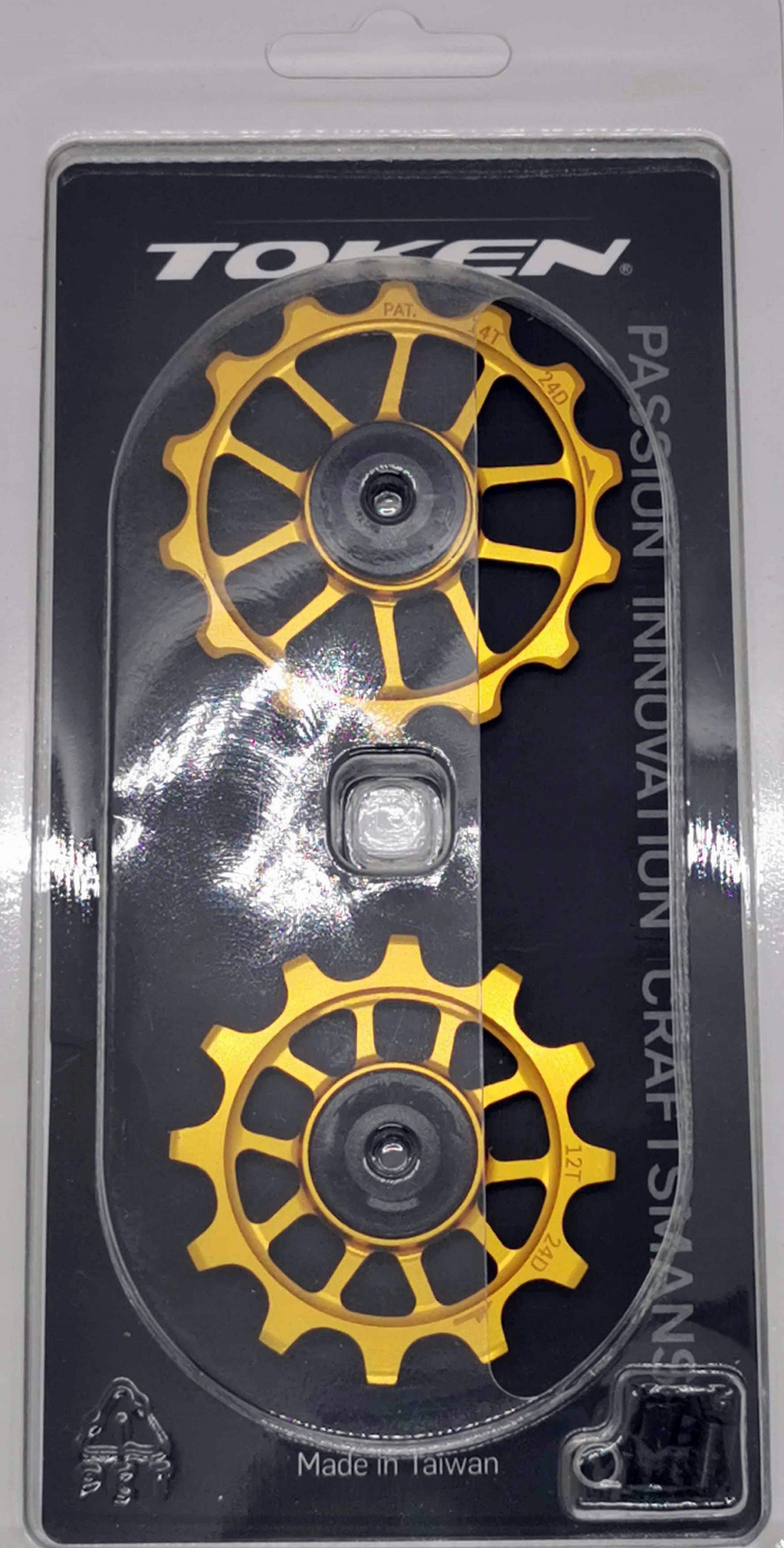 Token TK1724 Gold 12/14 zębów Kółka Przerzutki Road 11 /12 Speed