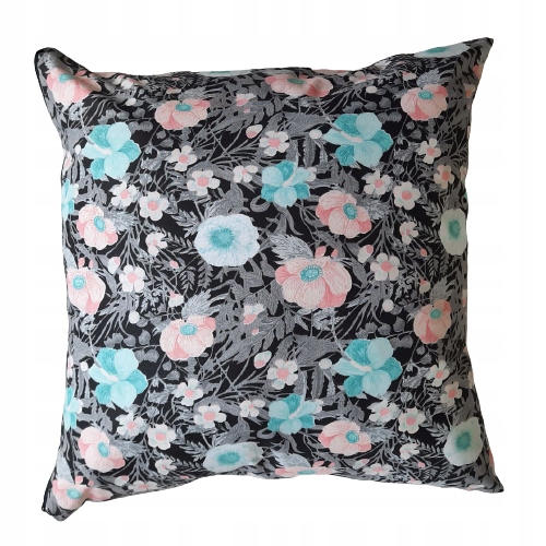 

Poszewka jasiek flowers czarne 60X45 CM