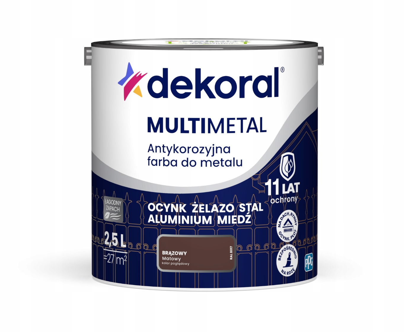 Dekoral Multimetal 2,5 L Hnědý Matný