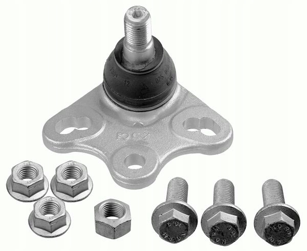 33407 02 - Рычаг подвески Mercedes A W169 LEMFORDER