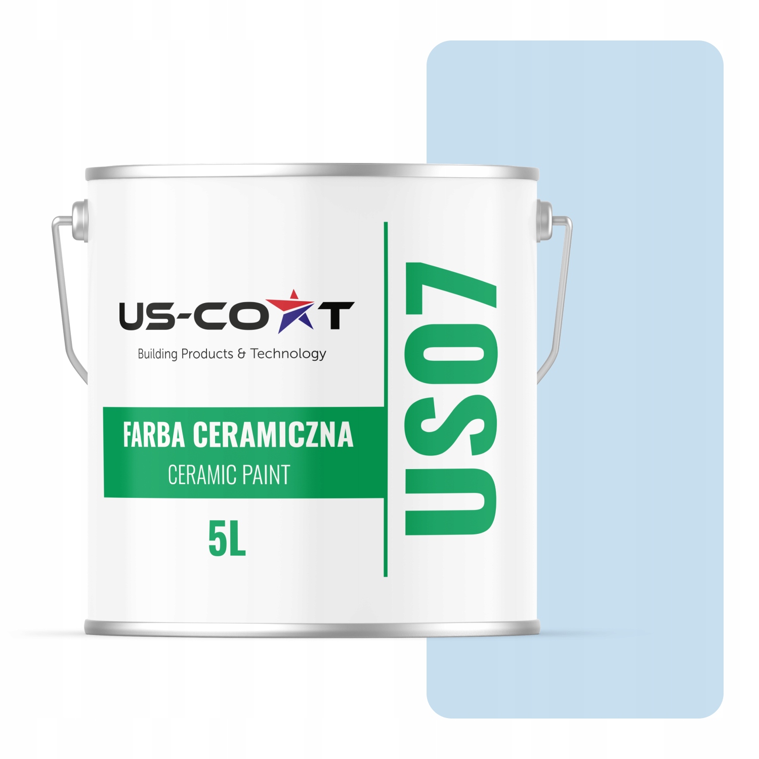 Keramická Farba Na Stenu Farba Modrá H0169 5L Hlboká Matná Na Steny Stropov